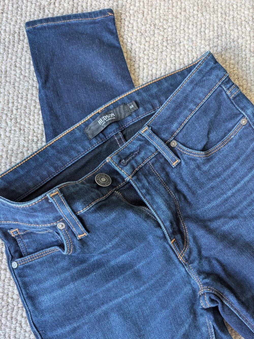 HUDSON JEANS Krista Super Kinny Size 25 - Picture 2 of 13
